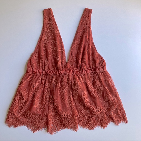 Free People Chante Lace Tank, sz M - Picture 2 of 9
